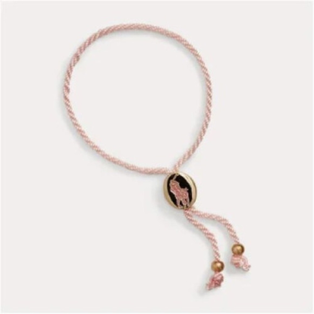 2 Polo Ralph Lauren Pink Pony Breast Cancer Awareness Bracelets (2 Bracelets)